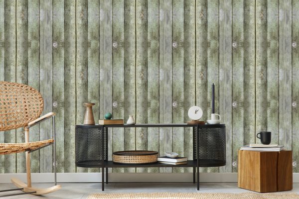 Behang Houten Planken - Afbeelding 5