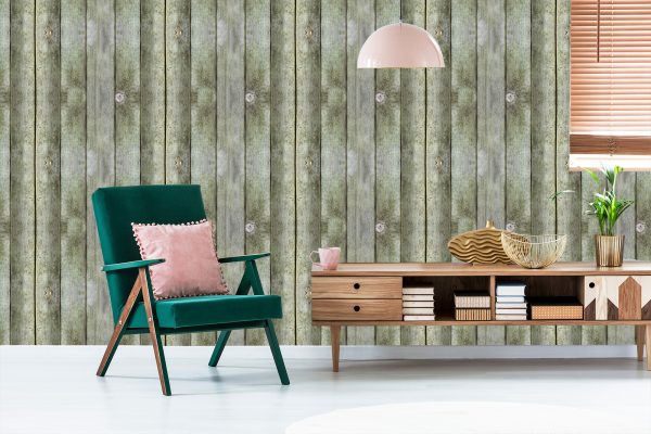 Behang Houten Planken - Afbeelding 6