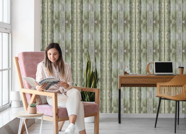 Behang Houten Planken - Afbeelding 7