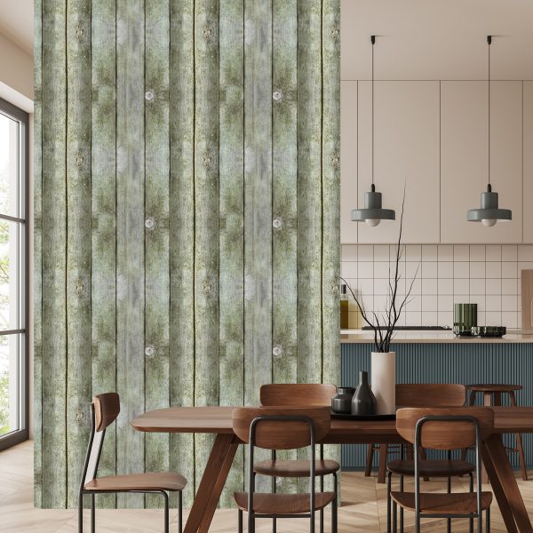 Behang Houten Planken - Afbeelding 4