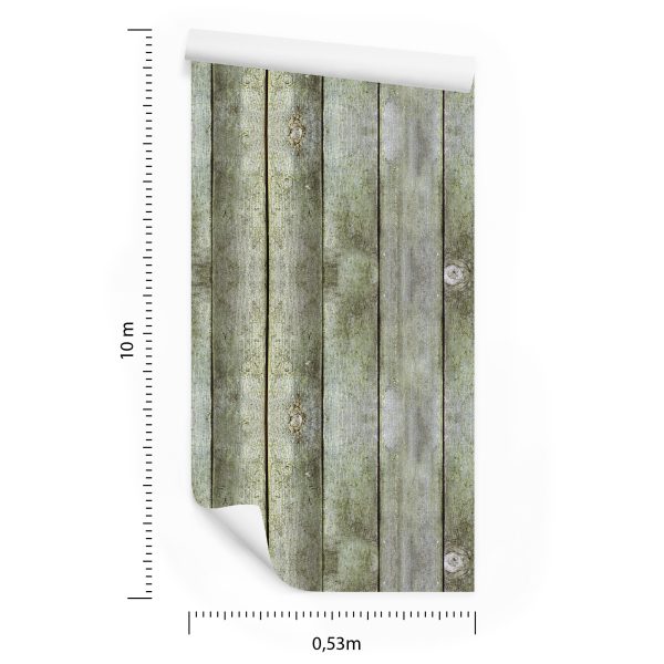 Behang Houten Planken - Afbeelding 8