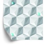 Behang Geometrisch Thema - 3D-Effect