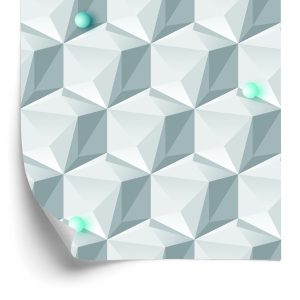 Behang Geometrisch Thema - 3D-Effect