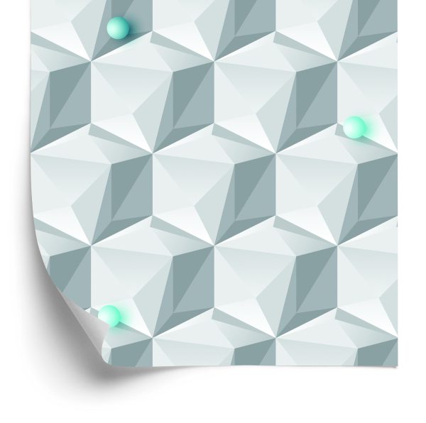 Behang Geometrisch Thema - 3D-Effect