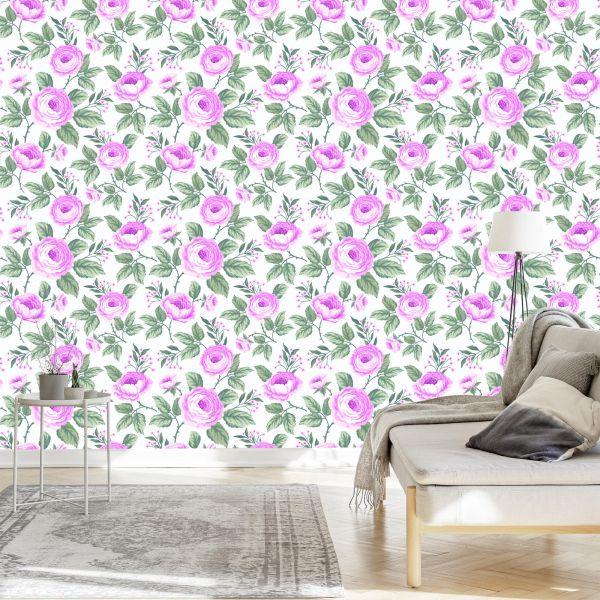 Behang Mooie Delicate Rozen - Afbeelding 3