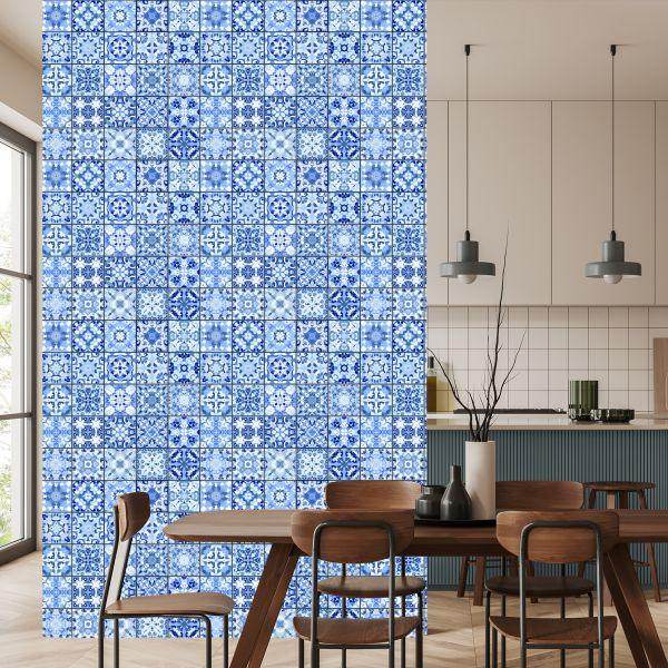Behang Prachtig Blauw Oosters Mozaïek - Afbeelding 4