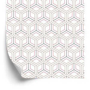 Behang Modern Geometrisch Ornament - 3D-Effect