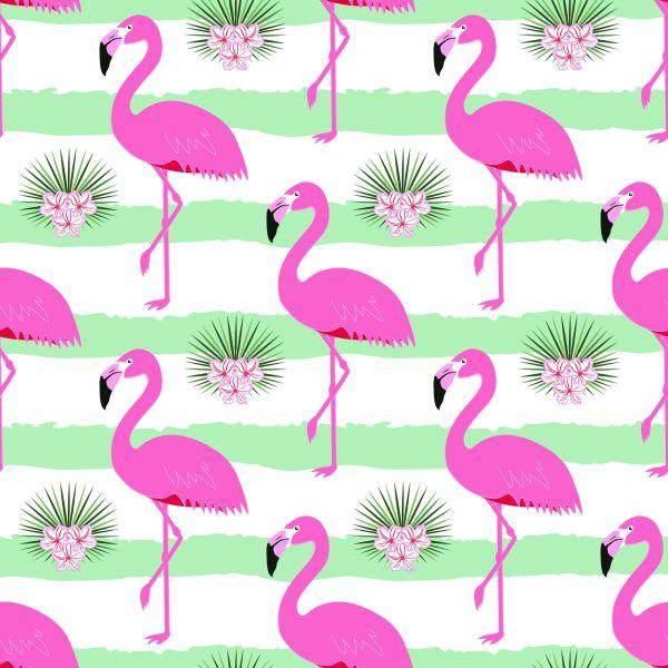 Behang Voor Kinderen - Roze Flamingo's - Afbeelding 2