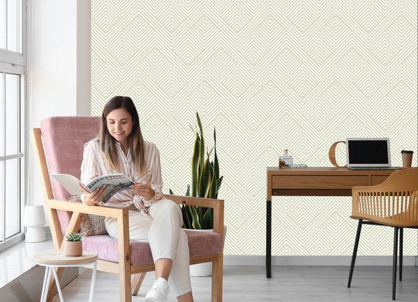 Behang Modern Geometrisch Patroon - Afbeelding 7
