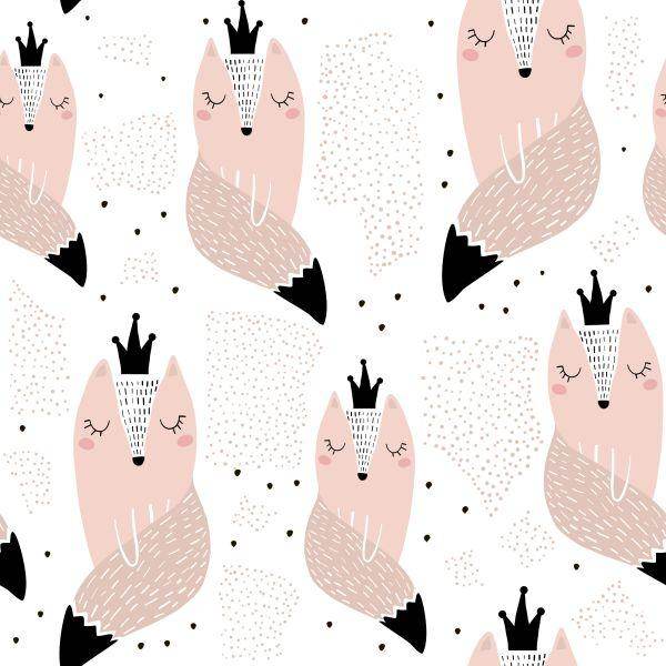 Behang Voor Kinderen - Prinses Fox - Afbeelding 2