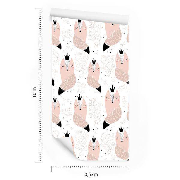 Behang Voor Kinderen - Prinses Fox - Afbeelding 8