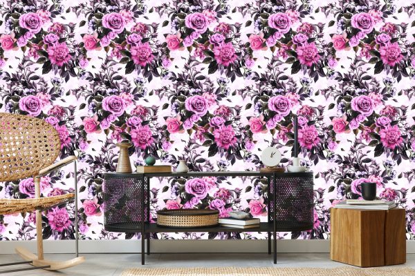 Behang Bloemen - Rozen En Pioenen - Afbeelding 5