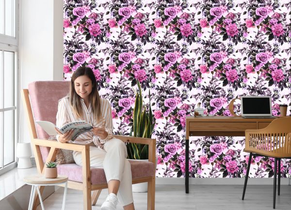 Behang Bloemen - Rozen En Pioenen - Afbeelding 7