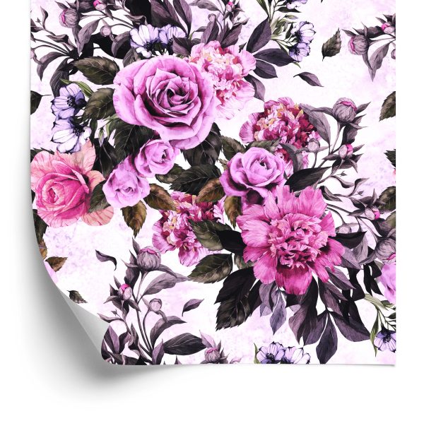Behang Bloemen - Rozen En Pioenen