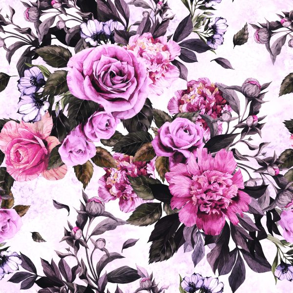 Behang Bloemen - Rozen En Pioenen - Afbeelding 2