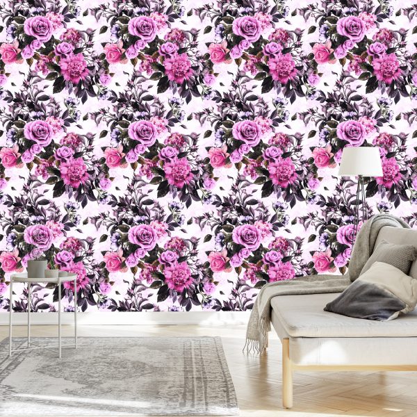 Behang Bloemen - Rozen En Pioenen - Afbeelding 3