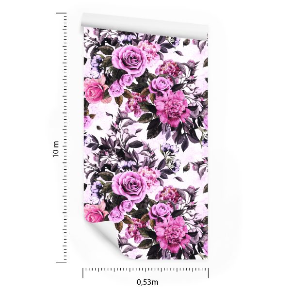 Behang Bloemen - Rozen En Pioenen - Afbeelding 8
