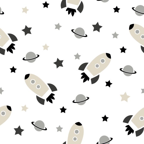 Behang Cosmos Planet Stars Voor De Kinderkamer - Afbeelding 2