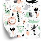 Behang Voor Kinderen - Jungledieren