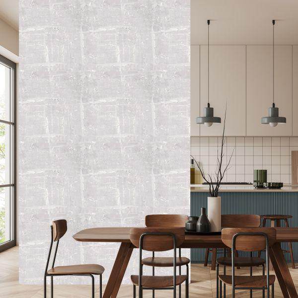 Behang Helder Gebarsten Beton - Afbeelding 4