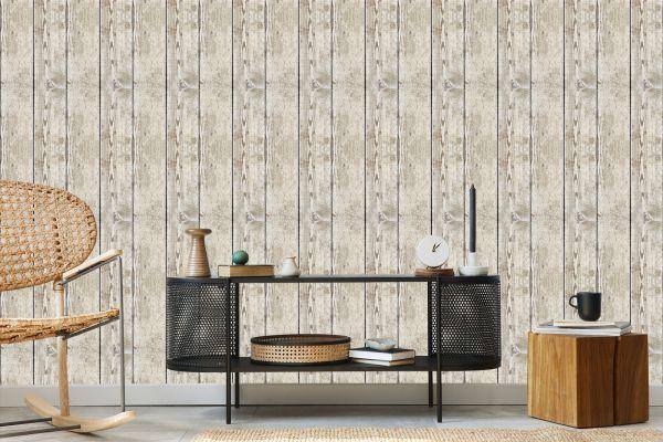 Behang Vintage Houten Planken - Afbeelding 5