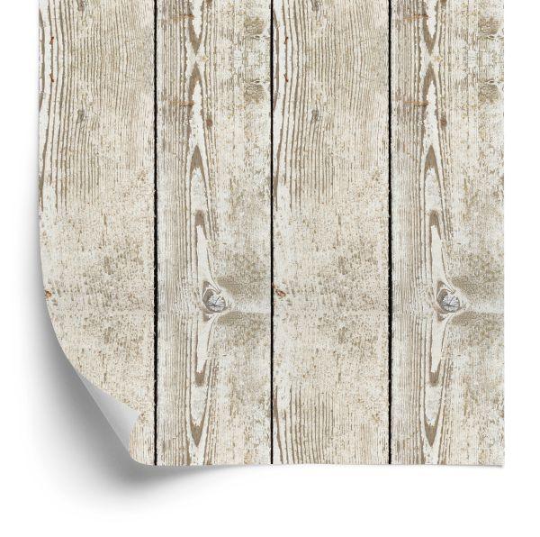 Behang Vintage Houten Planken