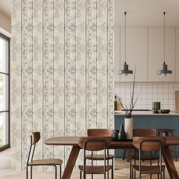 Behang Vintage Houten Planken - Afbeelding 4