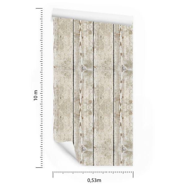 Behang Vintage Houten Planken - Afbeelding 8