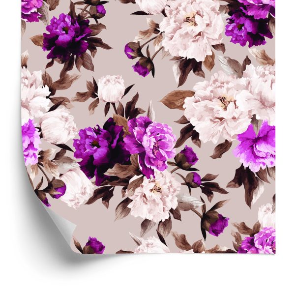Behang Mooi Bloemenpatroon