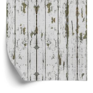 Behang Retro Houten Planken