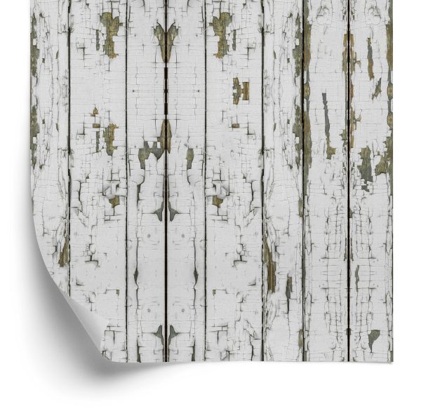 Behang Retro Houten Planken