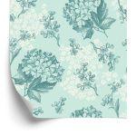 Behang Delicaat Bloemen Retro Patroon