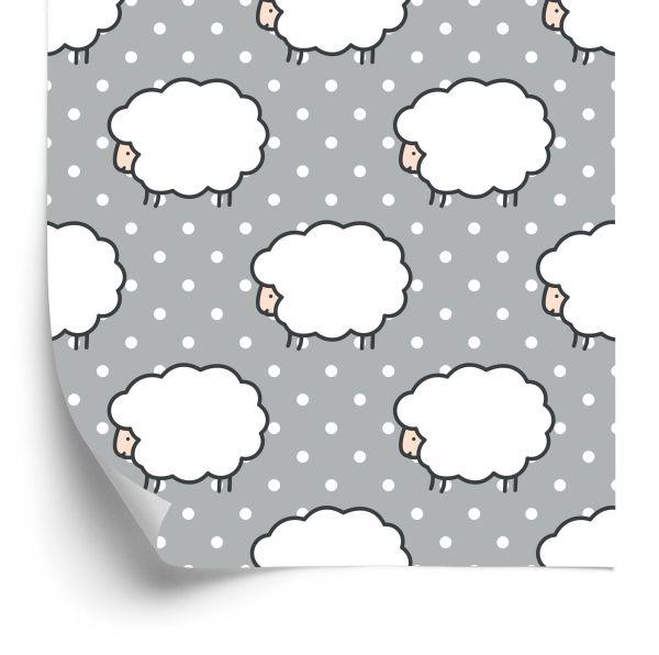 Behang Voor Kinderen - Schapen