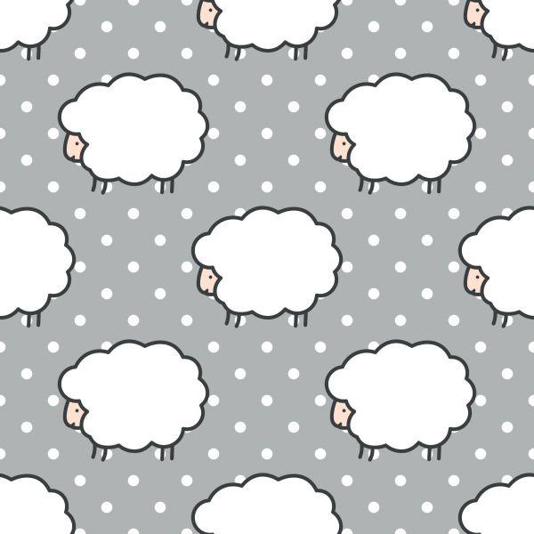 Behang Voor Kinderen - Schapen - Afbeelding 2