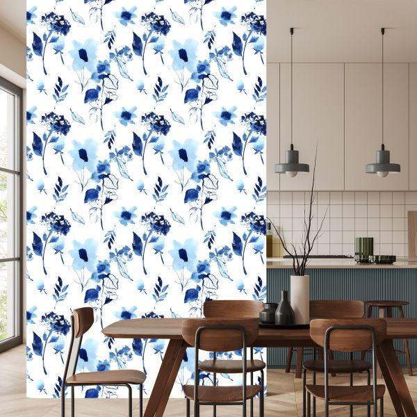 Behang Modern Bloemenpatroon - Afbeelding 4