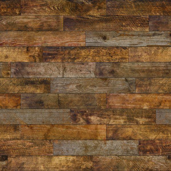 Behang Rustieke Horizontale Houten Planken - Afbeelding 2