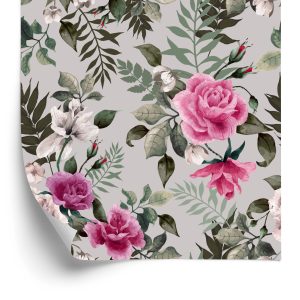Behang Mooie Kleurrijke Rozen
