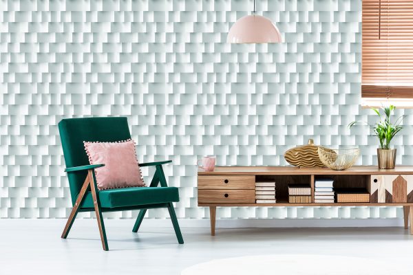 Behang Modern Geometrisch Patroon - 3D-Effect - Afbeelding 6