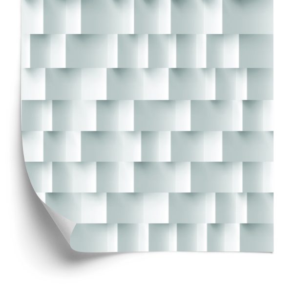 Behang Modern Geometrisch Patroon - 3D-Effect