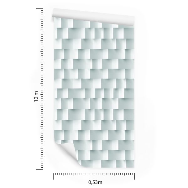 Behang Modern Geometrisch Patroon - 3D-Effect - Afbeelding 8