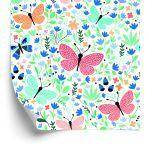 Behang Voor Kinderen - Vlinders En Bloemen