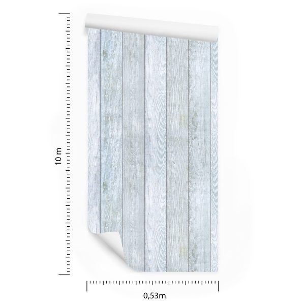 Behang Houten Planken In Scandinavische Stijl - Afbeelding 8