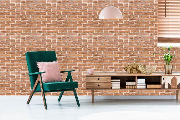 Behang Stenen Muur - Afbeelding 6