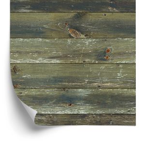 Behang Horizontale Houten Planken