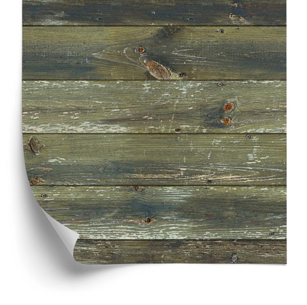 Behang Horizontale Houten Planken