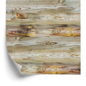 Behang Horizontale Houten Planken