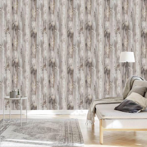 Behang Houten Planken - Afbeelding 3