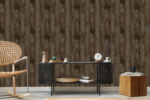 Behang Houten Planken - Afbeelding 5