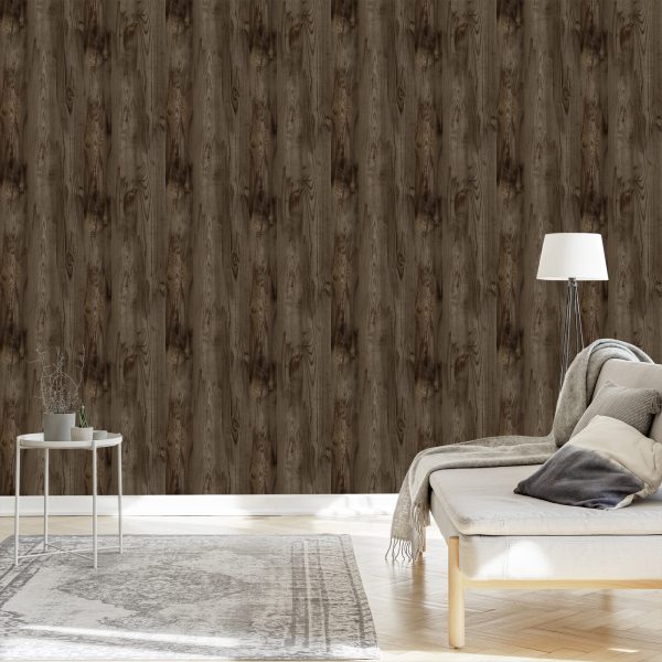 Behang Houten Planken - Afbeelding 3