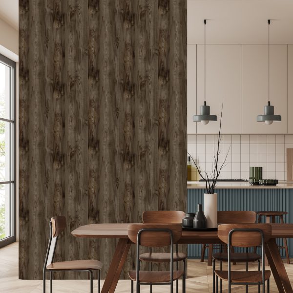 Behang Houten Planken - Afbeelding 4
